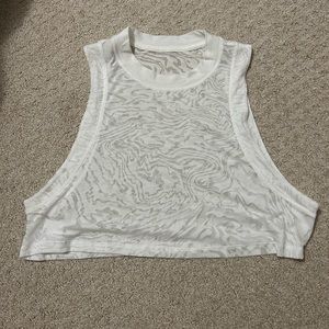 Lululemon All Yours Crop Tank Top *Veil